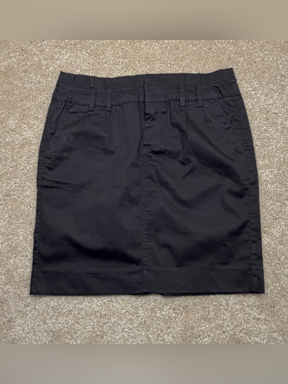 Classic black mini skirt